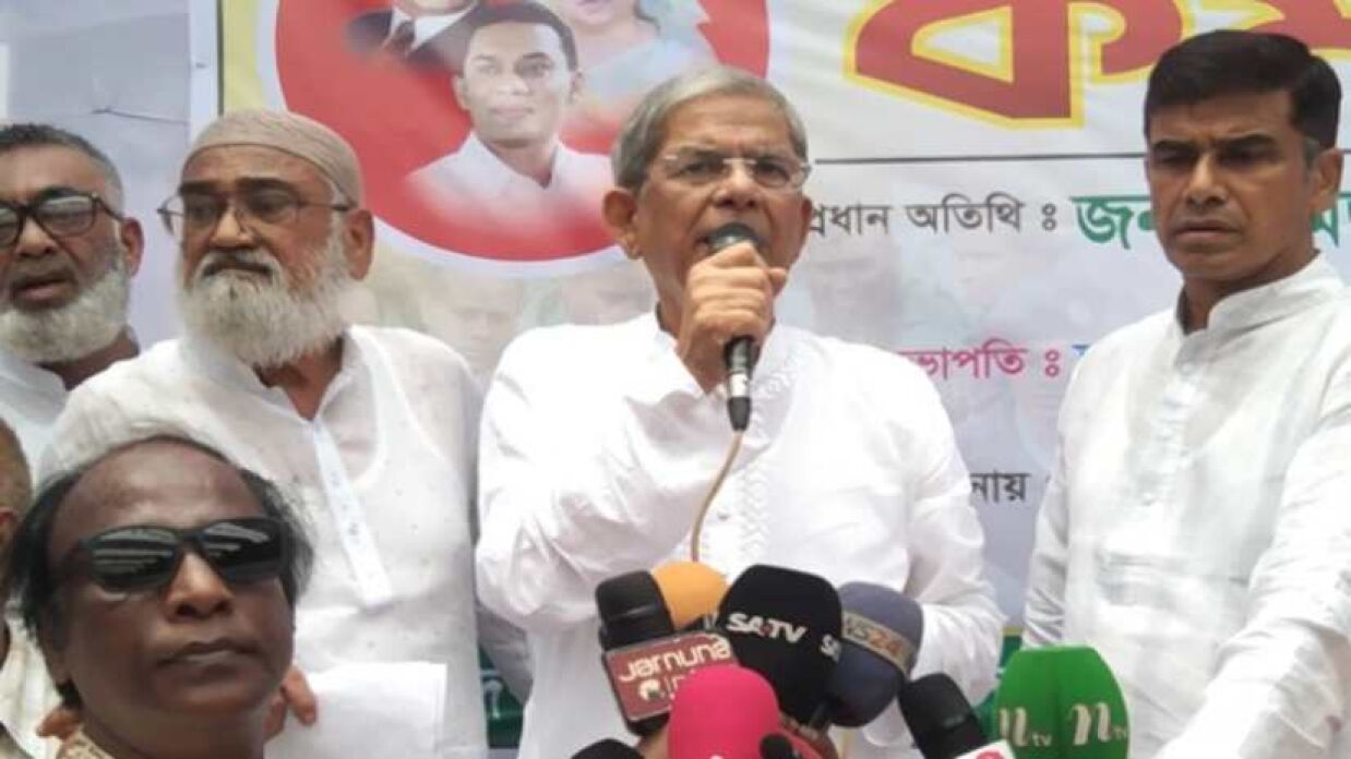 হাসিনার বিচার বাংলার মাটিতেই হবে: মির্জা ফখরুল